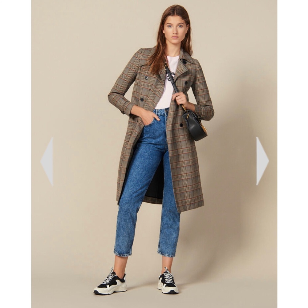 Sandro trench coat size36